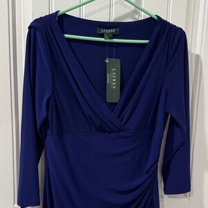 NWT - Lauren (Ralph Lauren) midi dress.